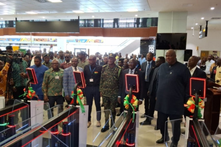 Mahama Criticizes Bawumia Over Digitalization Claims Amid E-Gates Controversy