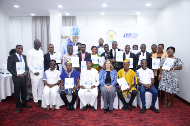 Ghana Health Service Staff Receive SafeCare Certification to Enhance Healthcare Standards