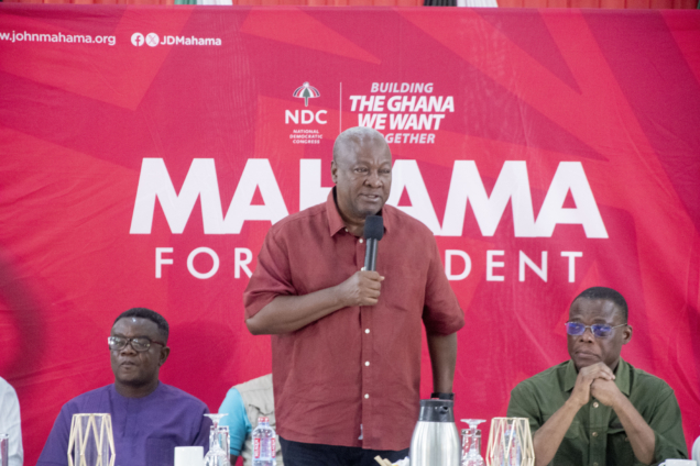 John Mahama Promises to Complete Ashanti Region’s Abandoned Projects if Elected